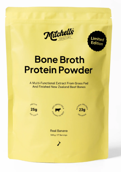 Mitchells BoneBroth Protein Powder Banana 500g
